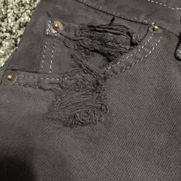 RE/DONE Levi’s Custom Dyed Distressed Jeans 25 - Picture 14 of 14